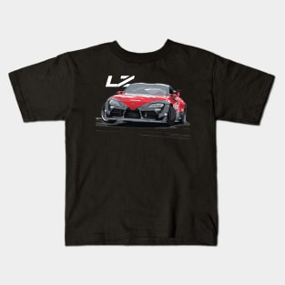 lz's 4 rotor gr supra drifting rtr drift hq YOUTUBE MAZDA A90 Kids T-Shirt